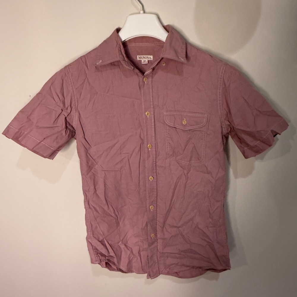 Merona Mauve Button-Up Blouse